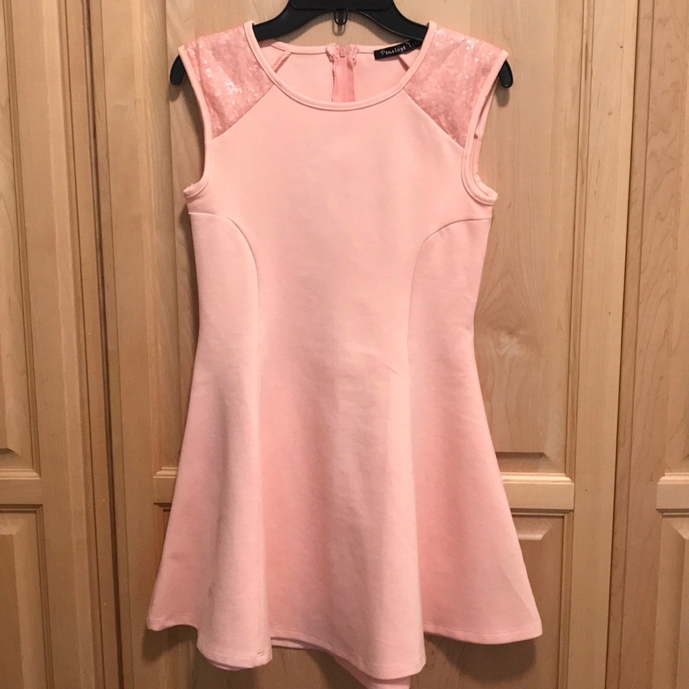 Peach dress